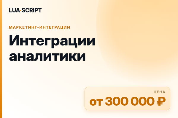 Интеграции аналитики