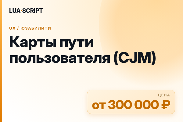 Карты пути пользователя (CJM)