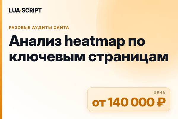 Анализ heatmap по ключевым страницам