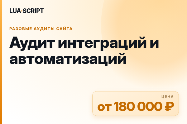 Аудит интеграций и автоматизаций