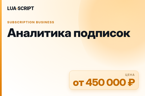 Аналитика подписок