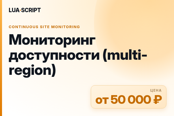 Мониторинг доступности (multi-region)